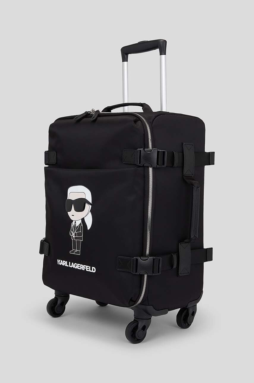 Karl Lagerfeld valiza culoarea negru - Pled.ro