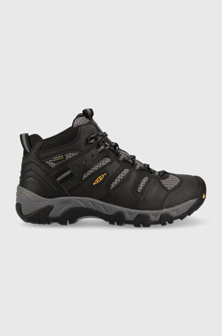 Keen pantofi Koven Mid WP barbati culoarea negru - Pled.ro