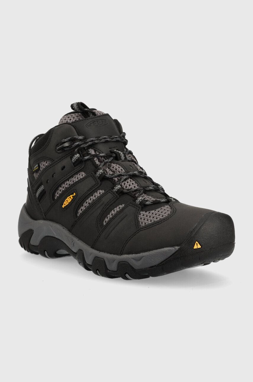 Keen pantofi Koven Mid WP barbati culoarea negru - Pled.ro