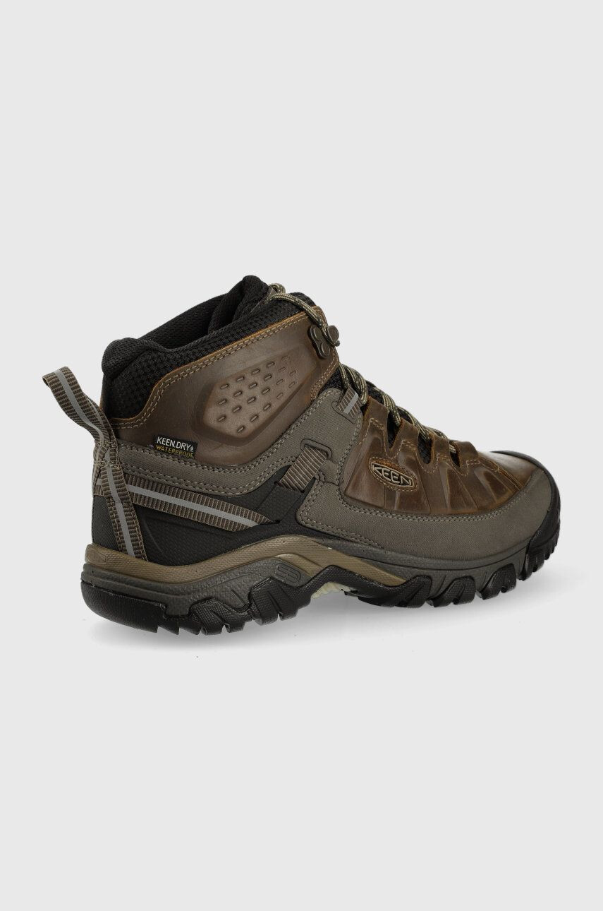 Keen pantofi Targhee III Mid barbati culoarea maro 1017786.-BUNG/BLA - Pled.ro