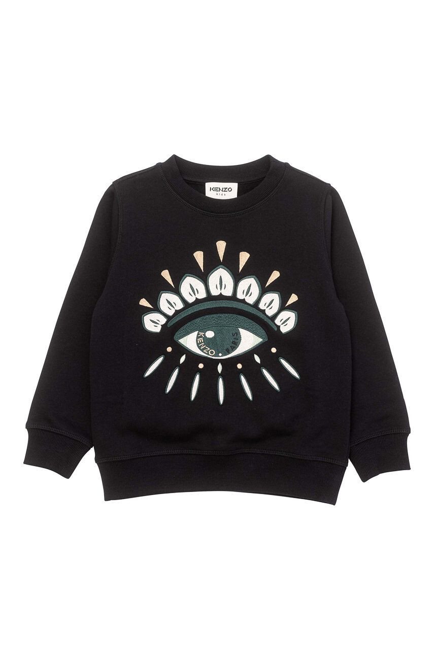 Kenzo kids bluza copii culoarea gri cu imprimeu - Pled.ro