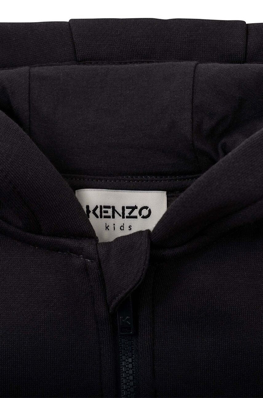 Kenzo kids bluza copii culoarea gri cu imprimeu - Pled.ro