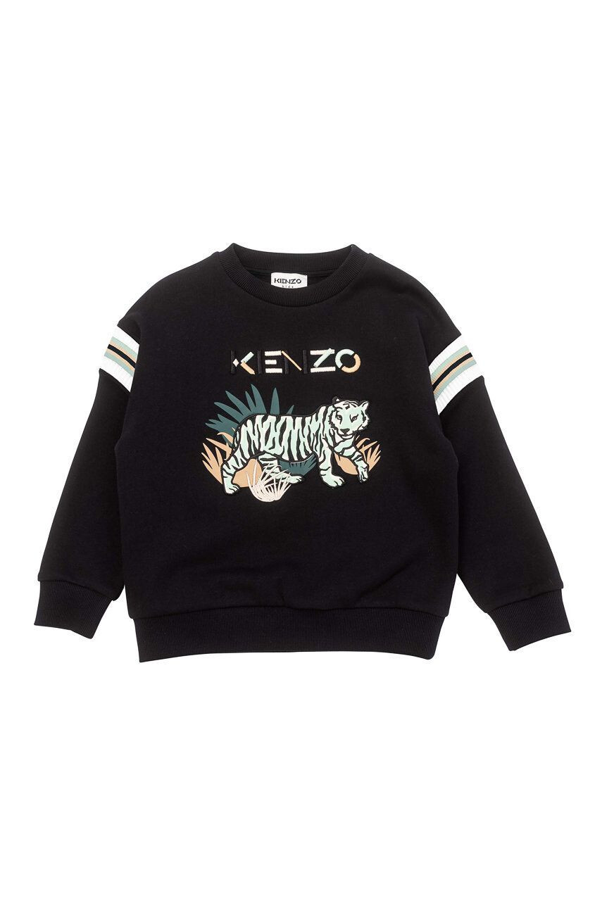 Kenzo kids bluza copii culoarea roz cu imprimeu - Pled.ro