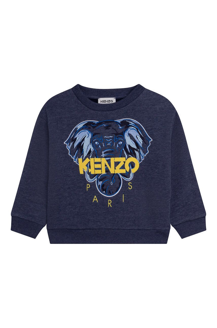 Kenzo kids bluza copii culoarea roz cu imprimeu - Pled.ro