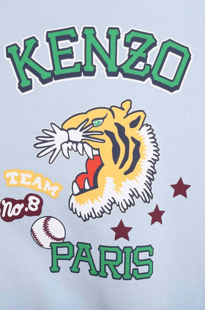 Kenzo kids bluza copii cu glugă cu imprimeu - Pled.ro