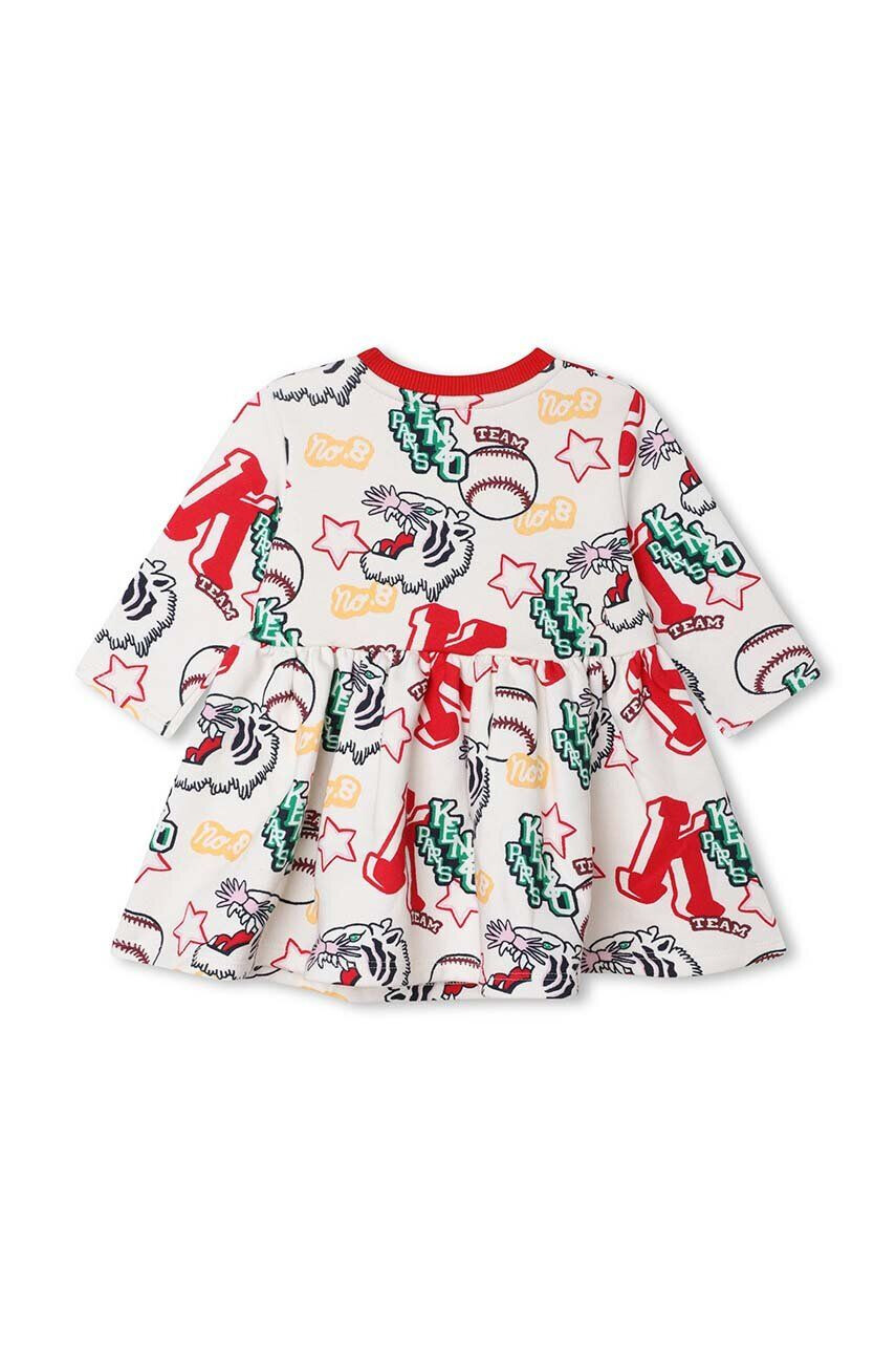 Kenzo kids compleu copii culoarea alb - Pled.ro