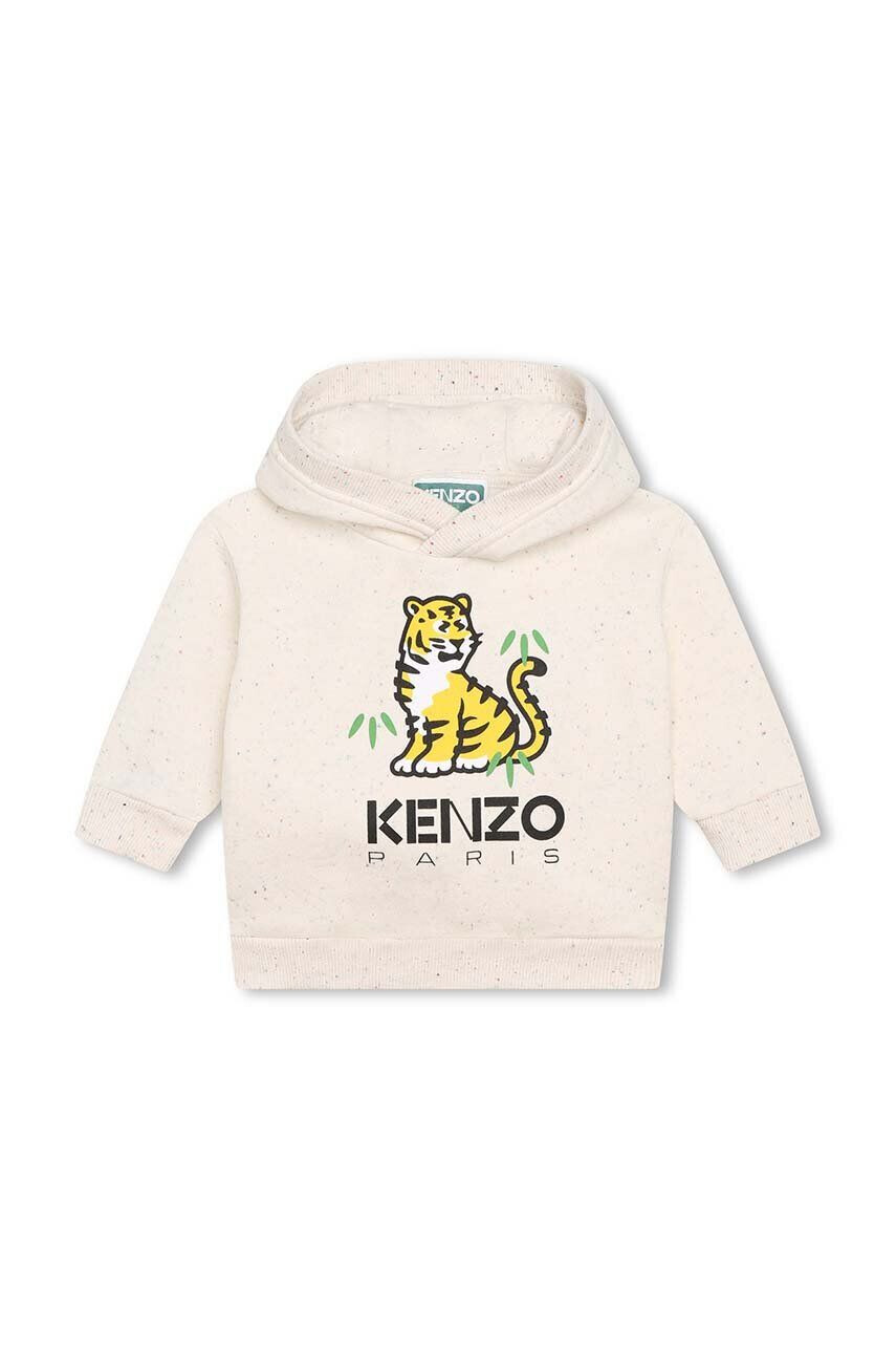 Kenzo kids compleu lounge culoarea bej - Pled.ro