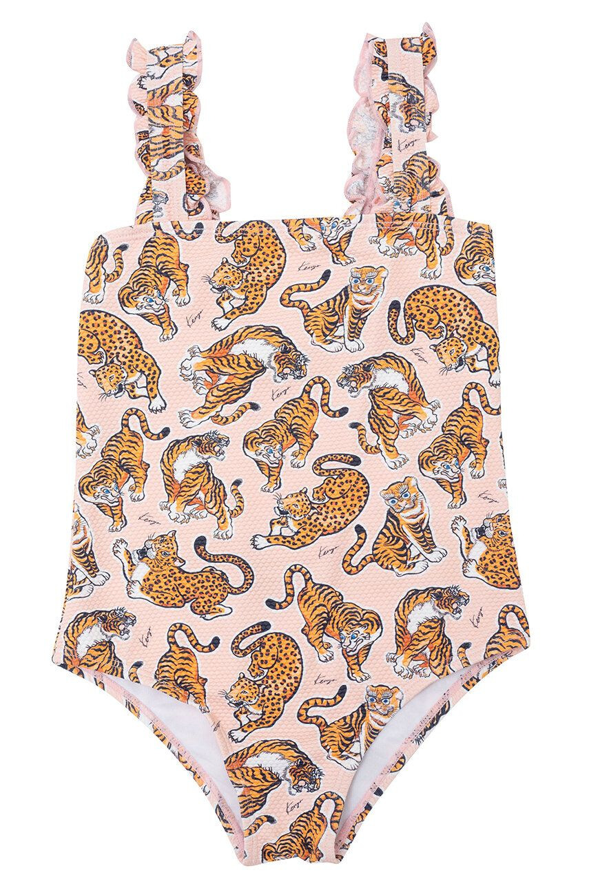 Kenzo kids Costum de baie copii culoarea roz - Pled.ro