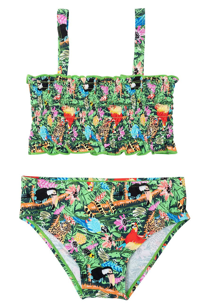 Kenzo kids costum de baie copii culoarea alb - Pled.ro