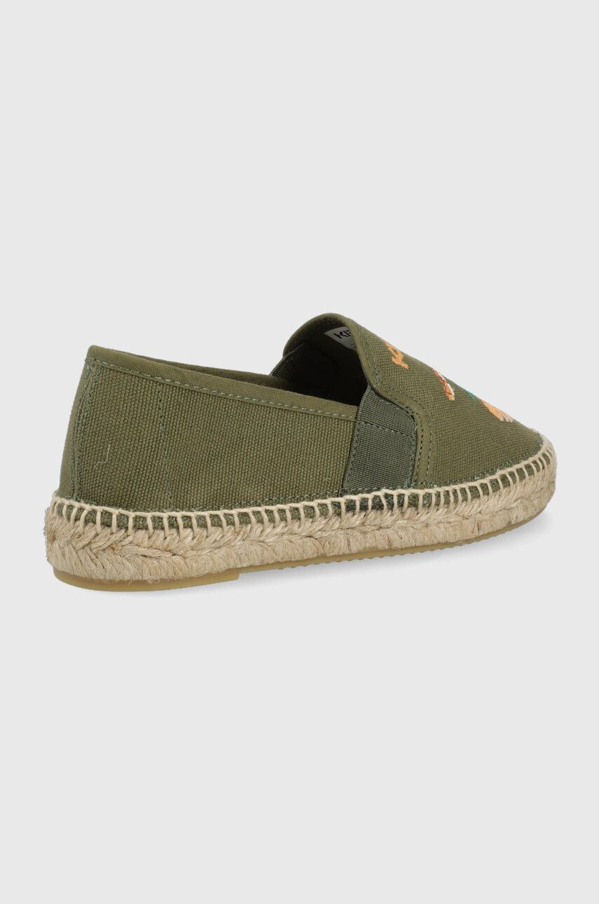 Kenzo kids espadrile copii culoarea verde - Pled.ro