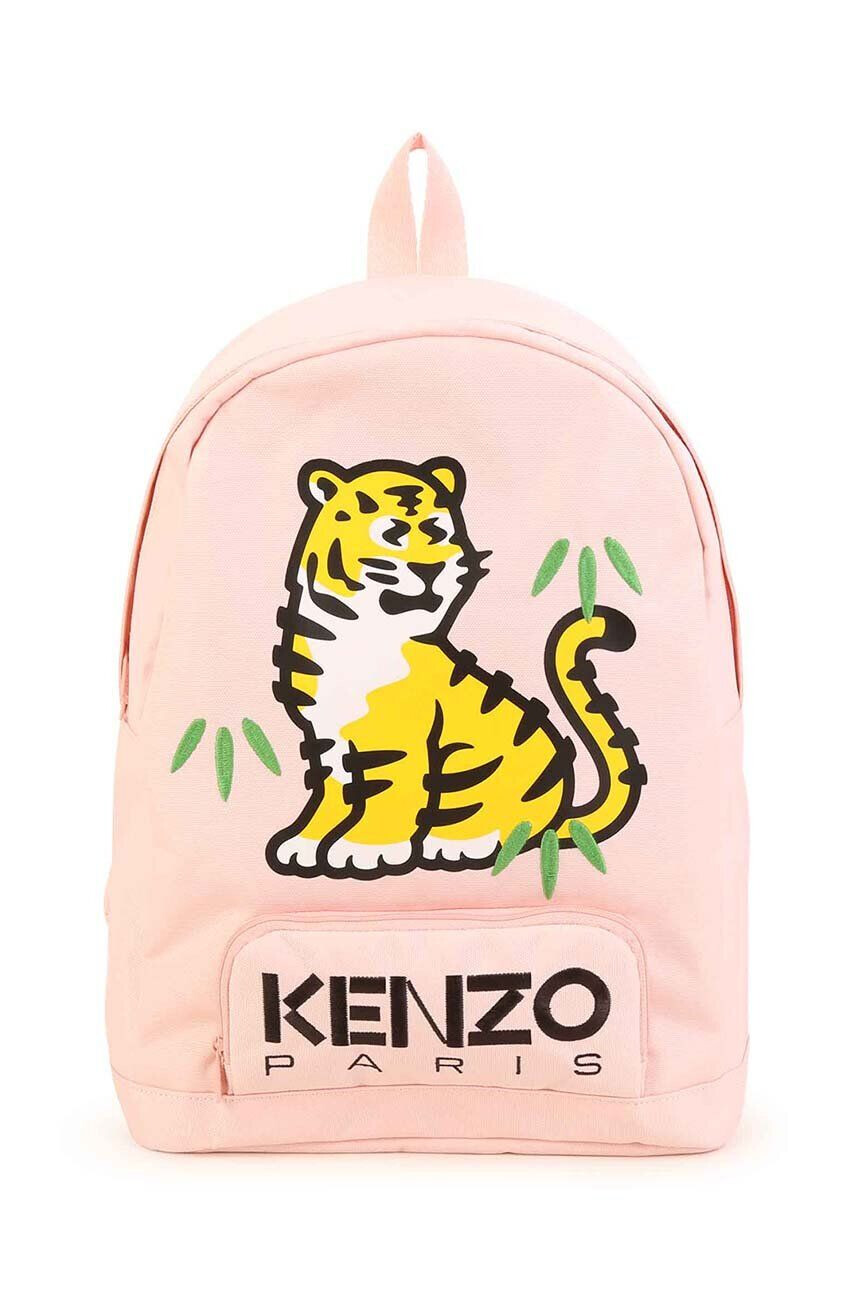 Kenzo kids ghiozdan copii culoarea roz mare cu imprimeu - Pled.ro