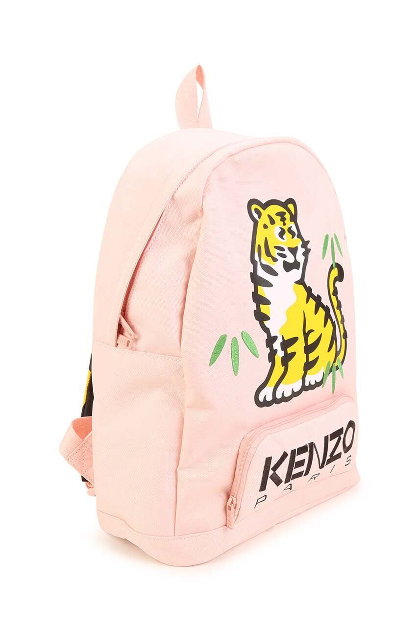 Kenzo kids ghiozdan copii culoarea roz mare cu imprimeu - Pled.ro