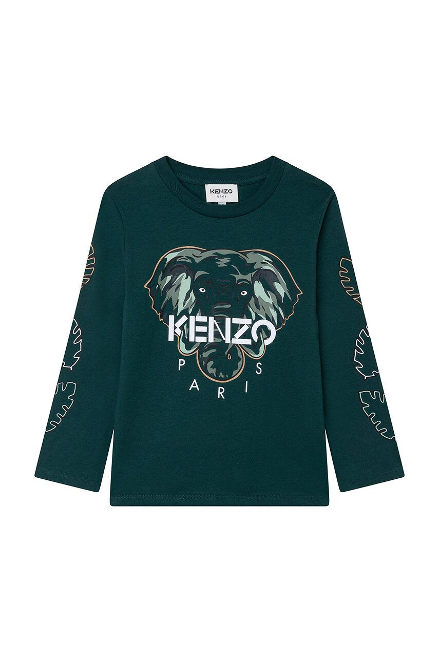 Kenzo kids longsleeve din bumbac pentru copii - Pled.ro