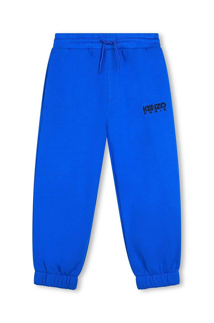 Kenzo kids pantaloni de trening pentru copii neted - Pled.ro