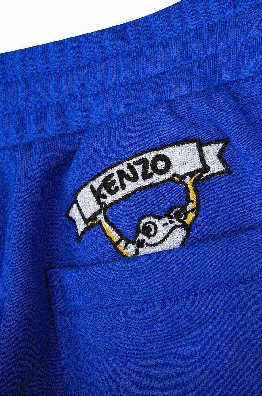 Kenzo kids pantaloni de trening pentru copii neted - Pled.ro