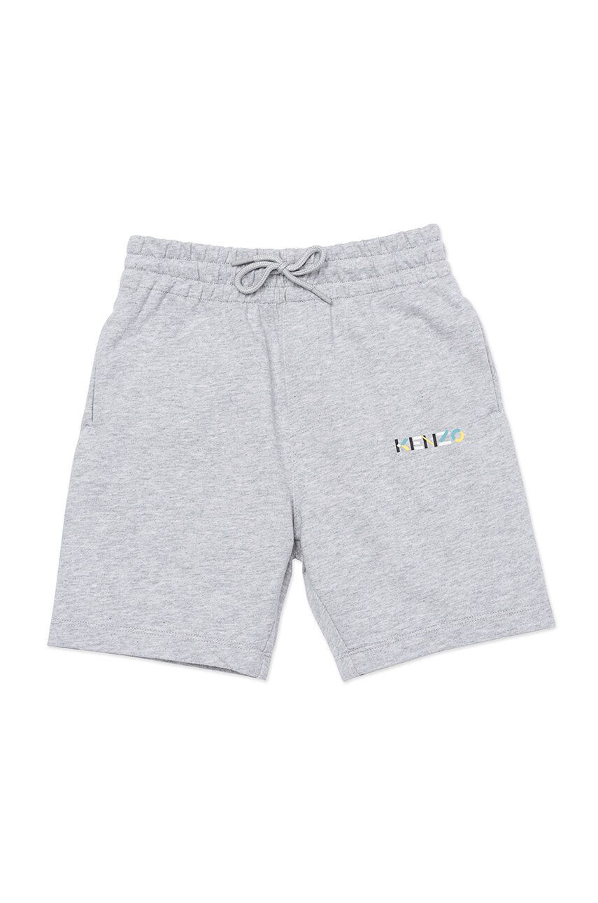 Kenzo kids pantaloni scurti copii culoarea negru talie reglabila - Pled.ro