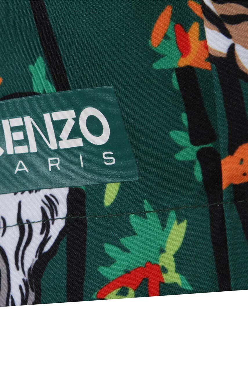 Kenzo kids pantaloni scurti de baie copii culoarea verde - Pled.ro