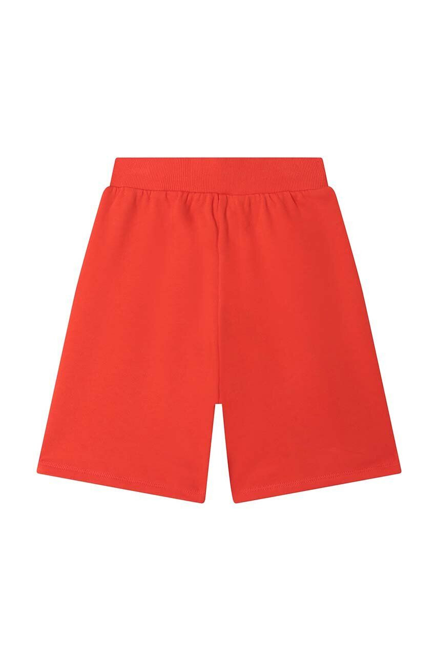 Kenzo kids pantaloni scurți din bumbac pentru copii culoarea rosu - Pled.ro