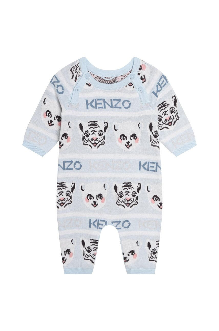 Kenzo kids Salopeta din bumbac pentru bebelusi - Pled.ro