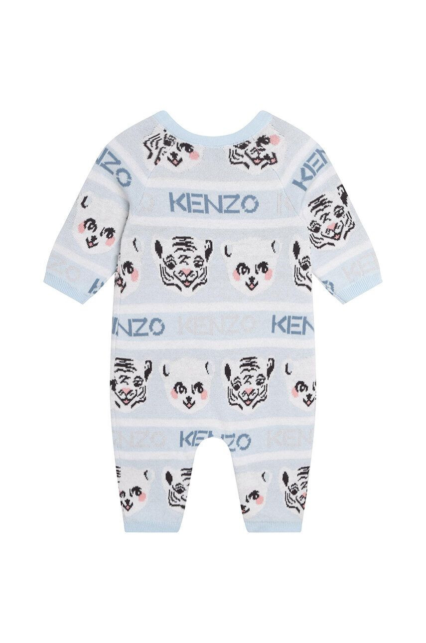 Kenzo kids Salopeta din bumbac pentru bebelusi - Pled.ro