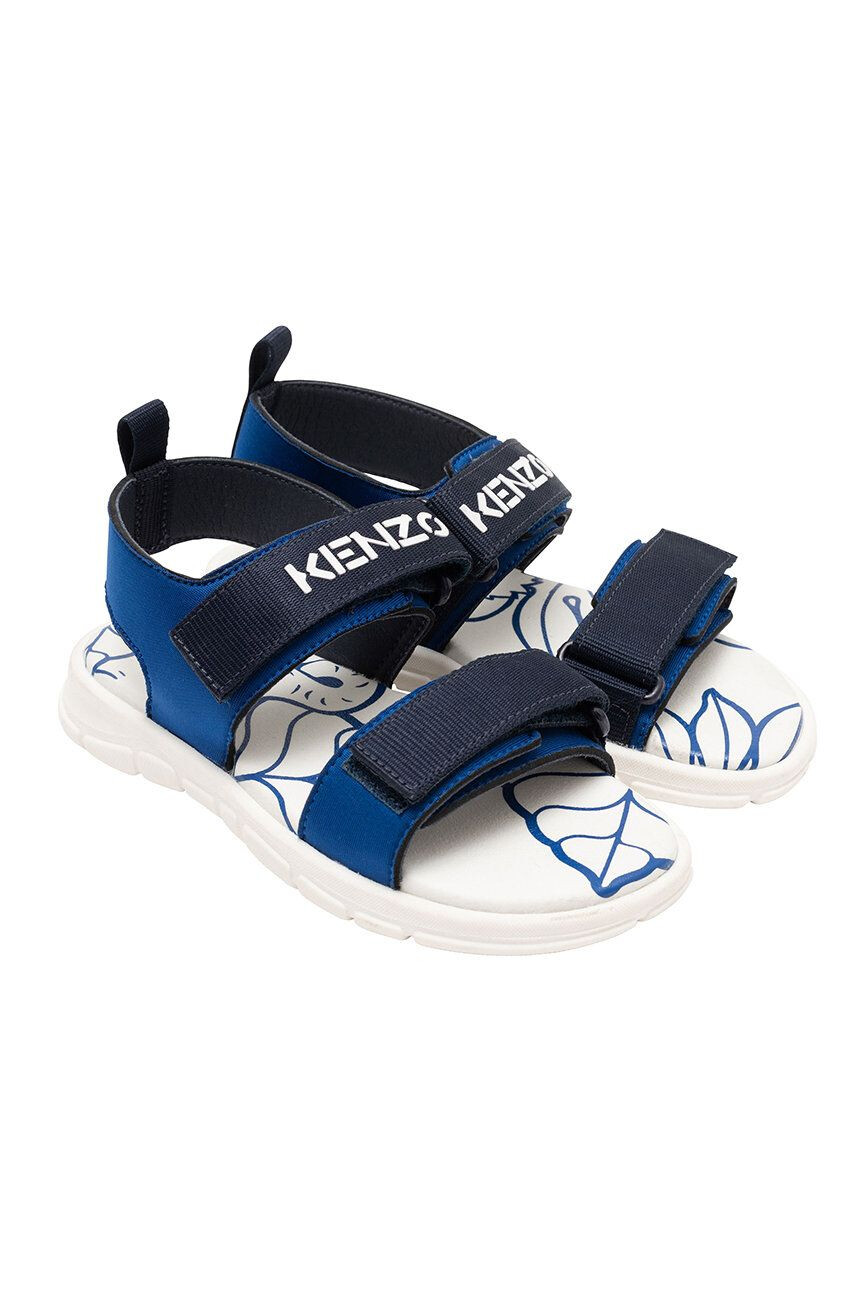 Kenzo kids sandale copii culoarea albastru marin - Pled.ro