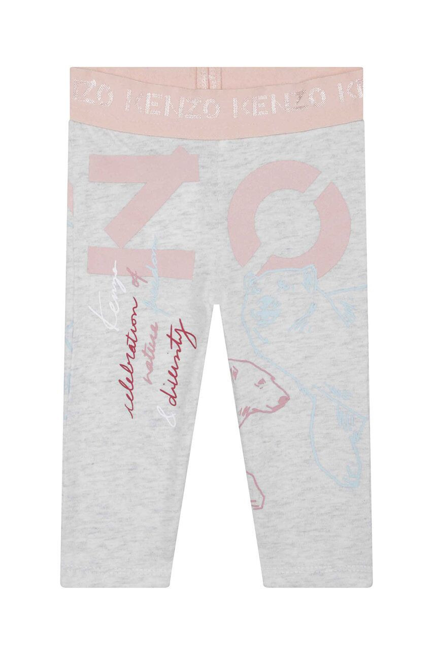 Kenzo kids set de bumbac pentru copii culoarea portocaliu - Pled.ro