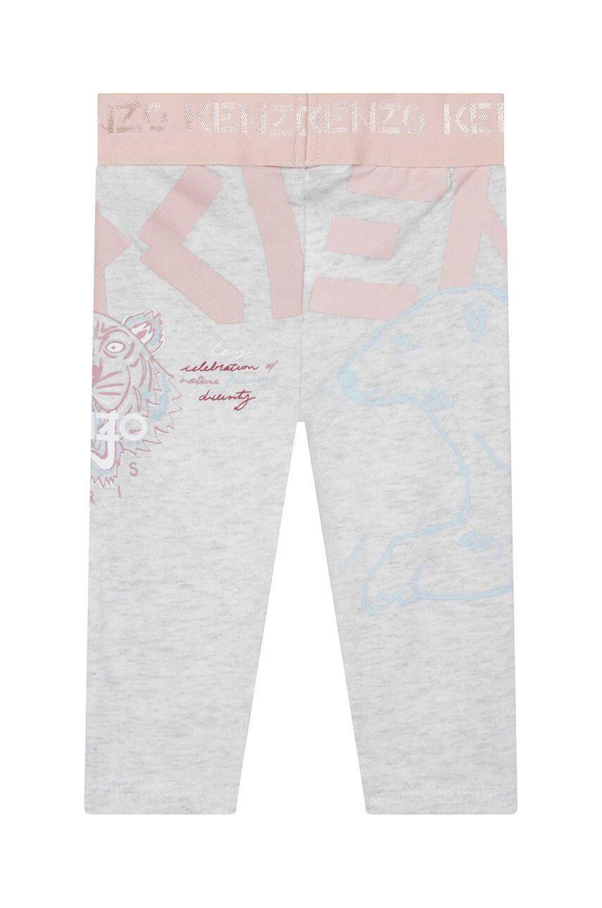 Kenzo kids set de bumbac pentru copii culoarea portocaliu - Pled.ro