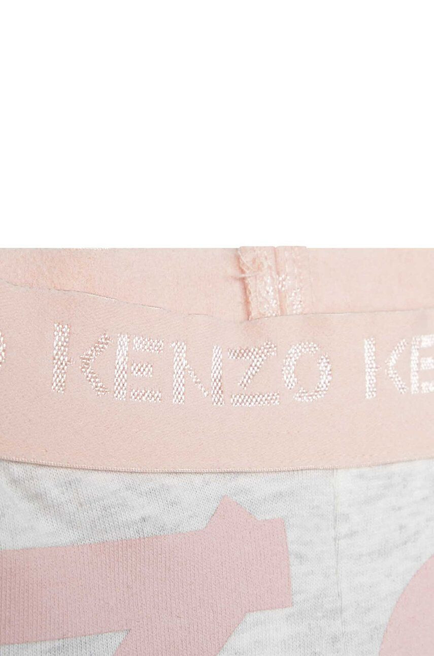 Kenzo kids set de bumbac pentru copii culoarea portocaliu - Pled.ro