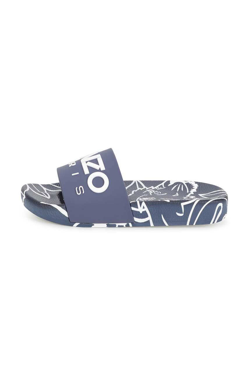 Kenzo kids slapi copii culoarea albastru marin - Pled.ro