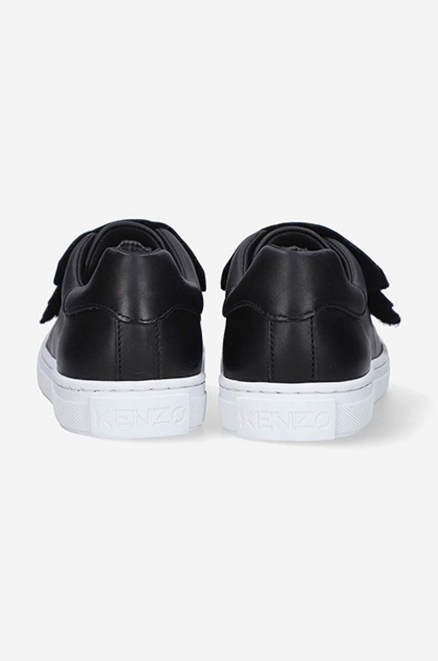 Kenzo kids teniși din piele copii K59039 culoarea negru - Pled.ro