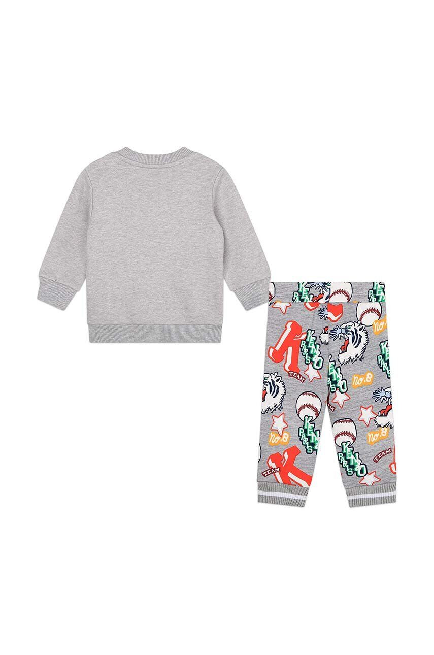 Kenzo kids trening copii culoarea gri - Pled.ro