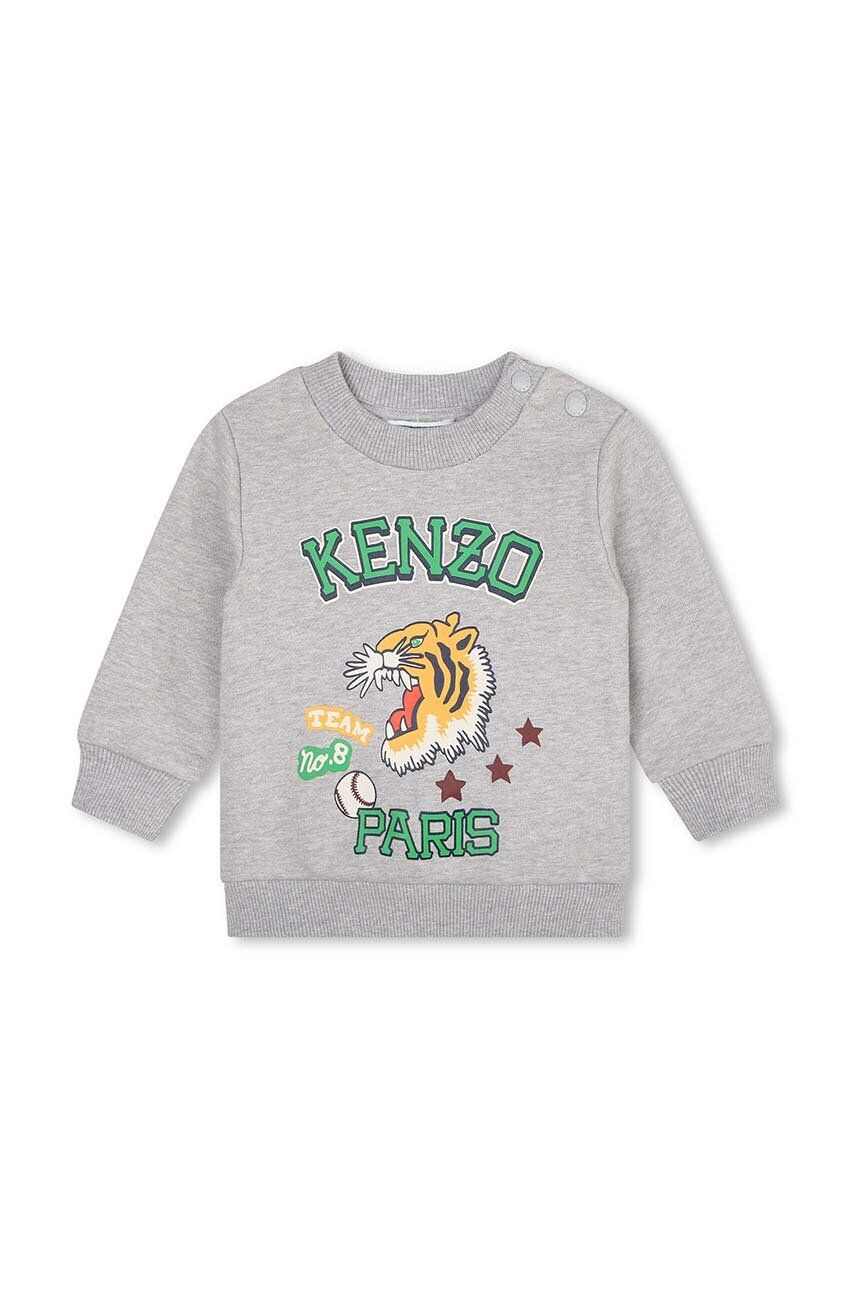 Kenzo kids trening copii culoarea gri - Pled.ro