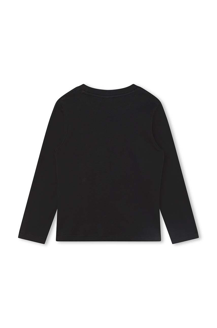 Kenzo kids tricou culoarea negru cu imprimeu - Pled.ro