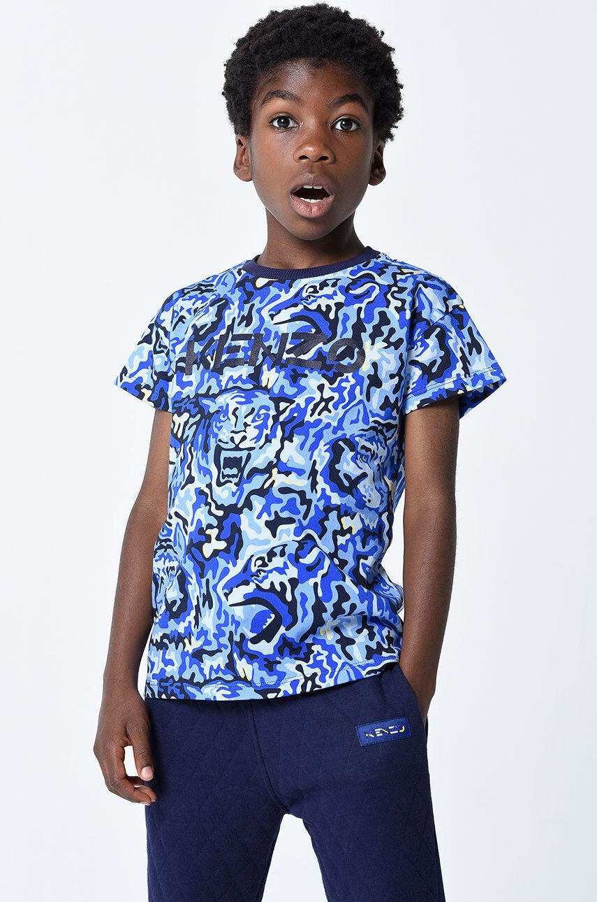 Kenzo kids Tricou de bumbac pentru copii - Pled.ro