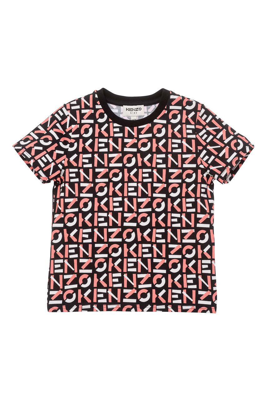 Kenzo kids tricou de bumbac pentru copii culoarea portocaliu - Pled.ro