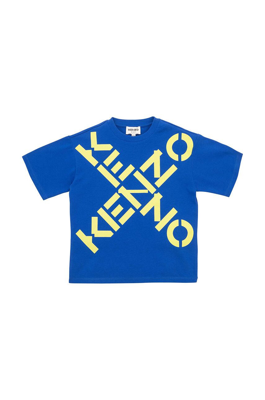 Kenzo kids tricou de bumbac pentru copii culoarea alb - Pled.ro