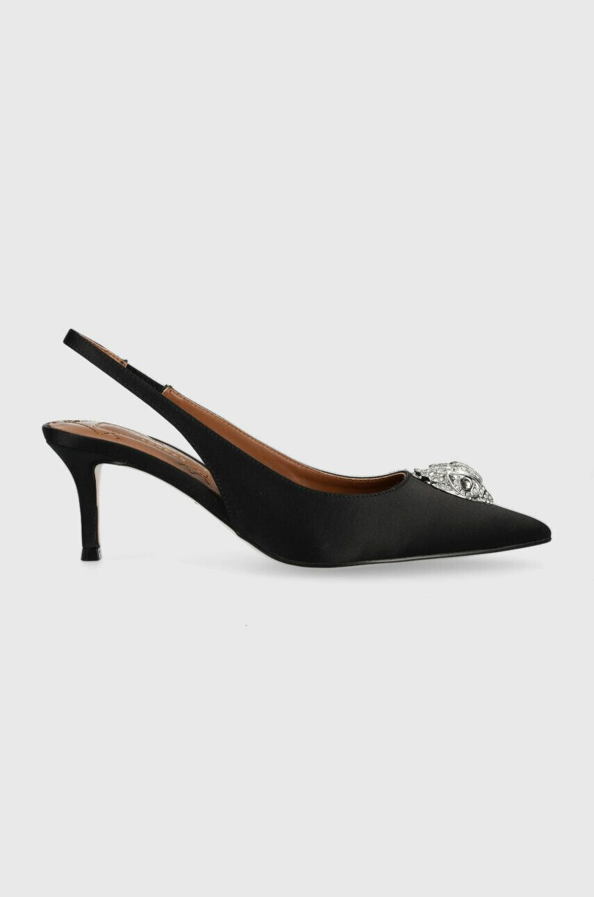 Kurt Geiger London pantofi cu toc Belgravia Sling Back culoarea negru cu toc deschis - Pled.ro