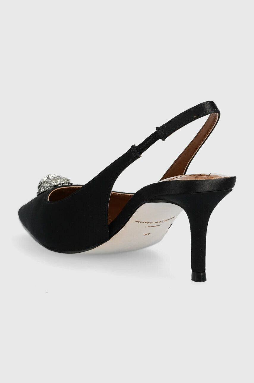 Kurt Geiger London pantofi cu toc Belgravia Sling Back culoarea negru cu toc deschis - Pled.ro