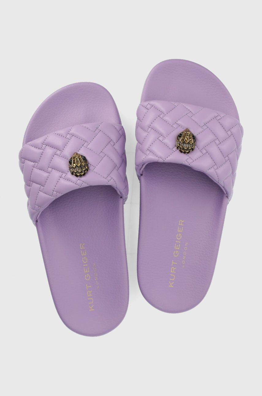 Kurt Geiger London papuci femei culoarea violet - Pled.ro