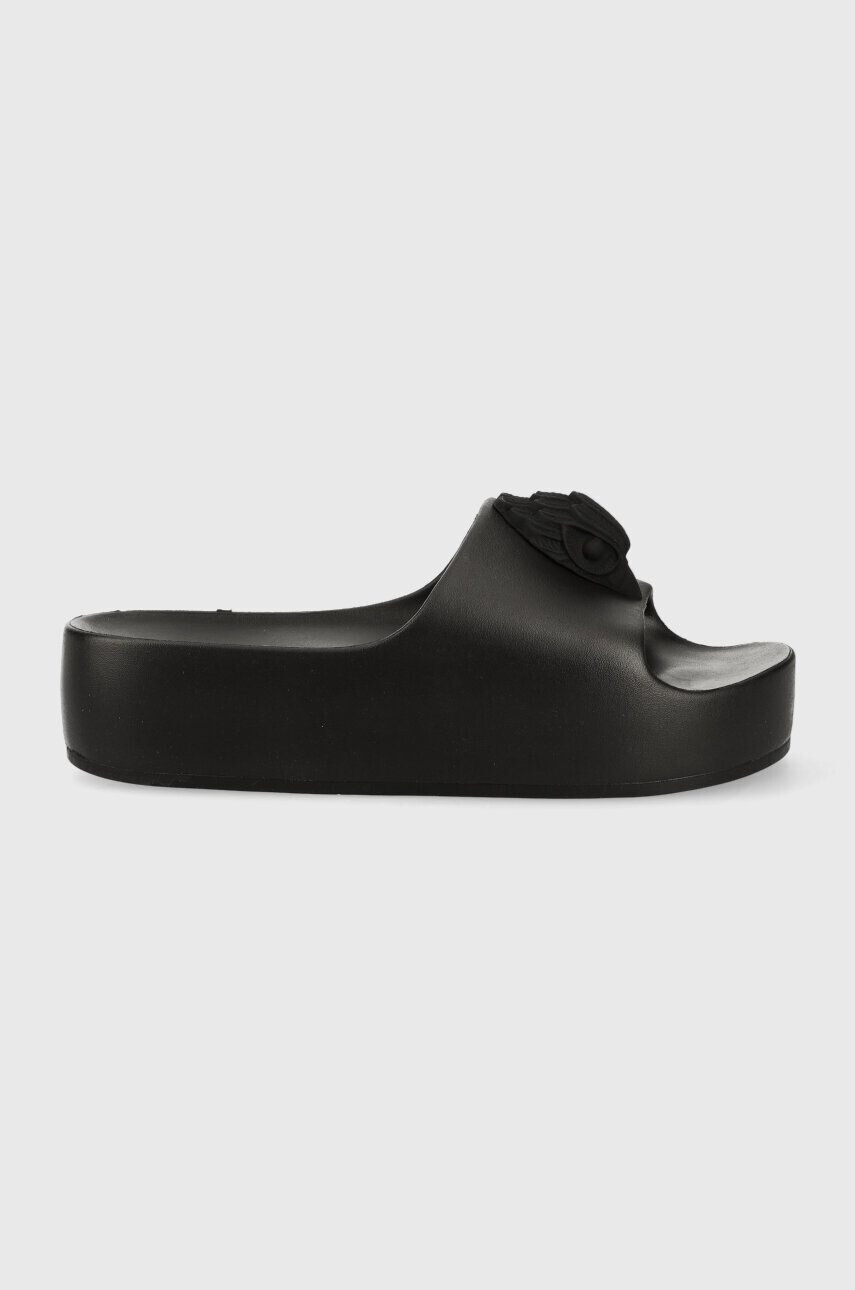 Kurt Geiger London papuci Eagle Chunky Slide femei culoarea negru cu platforma 9787200999 - Pled.ro