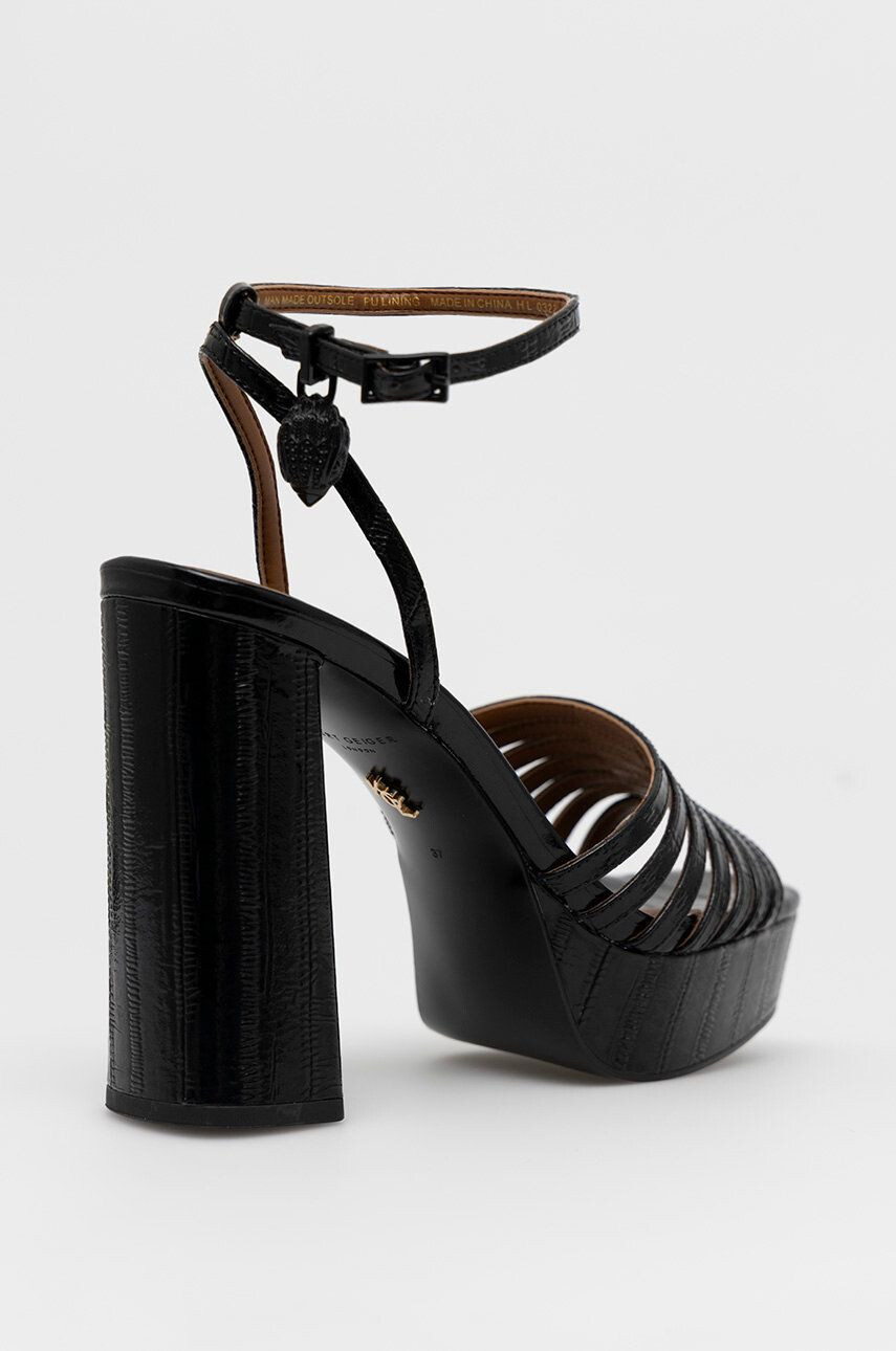 Kurt Geiger London sandale de piele Pierra culoarea negru - Pled.ro