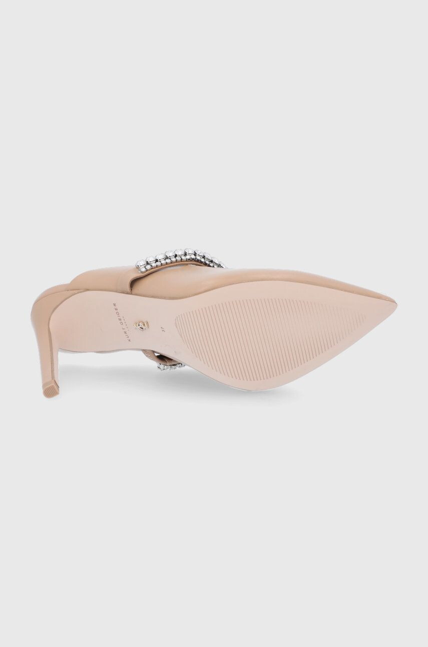 Kurt Geiger London Stilettos de piele culoarea maro - Pled.ro