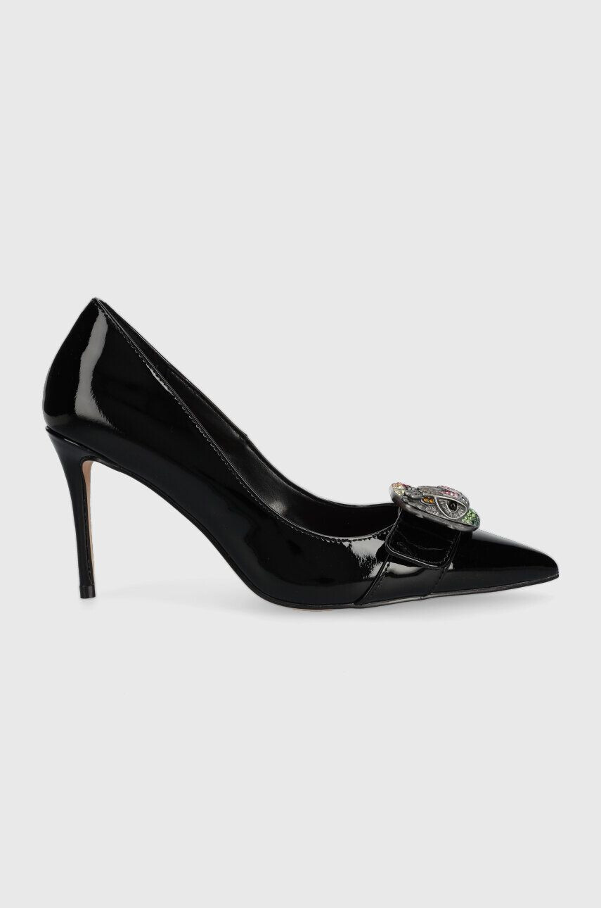 Kurt Geiger London stilettos de piele Mayfair Court culoarea negru 9981400319 - Pled.ro