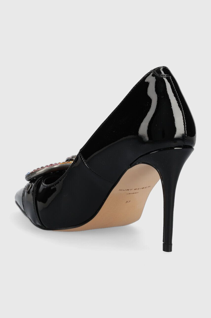 Kurt Geiger London stilettos de piele Mayfair Court culoarea negru 9981400319 - Pled.ro