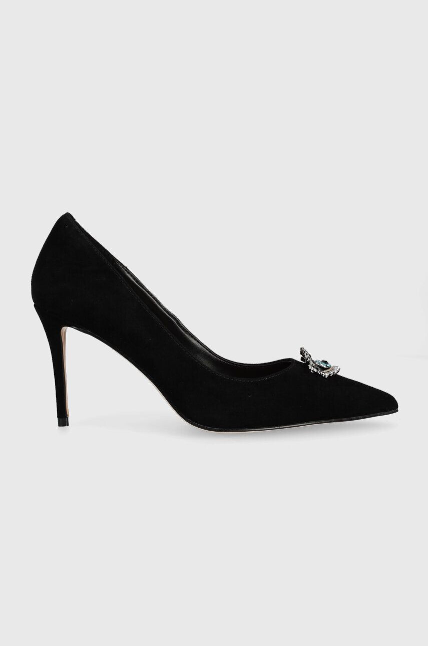 Kurt Geiger London tocuri din piele intoarsa Belgravia Eye culoarea negru 9990900209 - Pled.ro