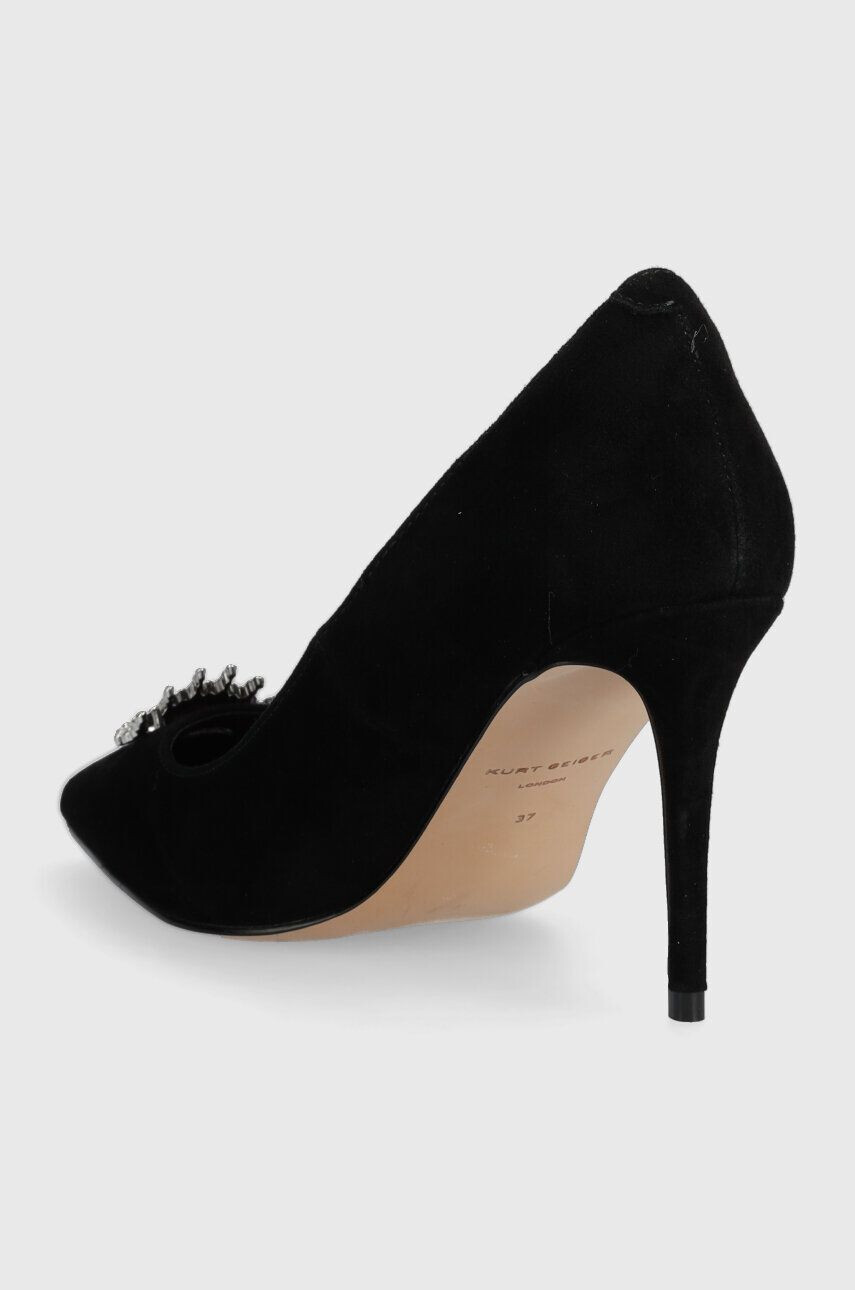 Kurt Geiger London tocuri din piele intoarsa Belgravia Eye culoarea negru 9990900209 - Pled.ro