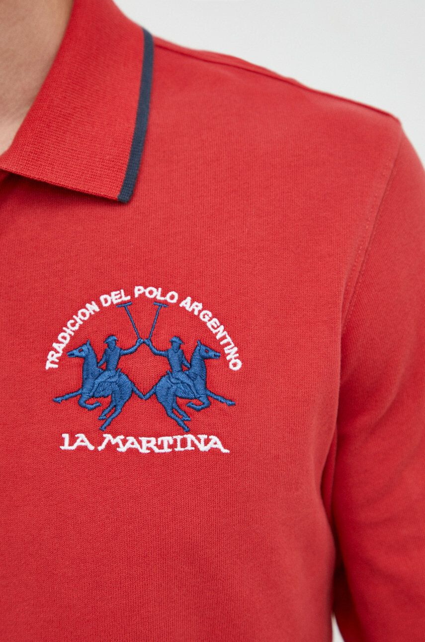 La Martina longsleeve din bumbac - Pled.ro