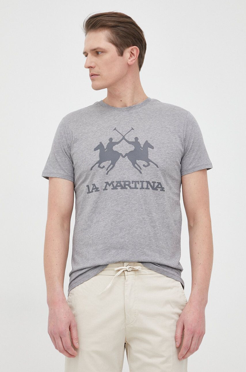 La Martina tricou din bumbac - Pled.ro