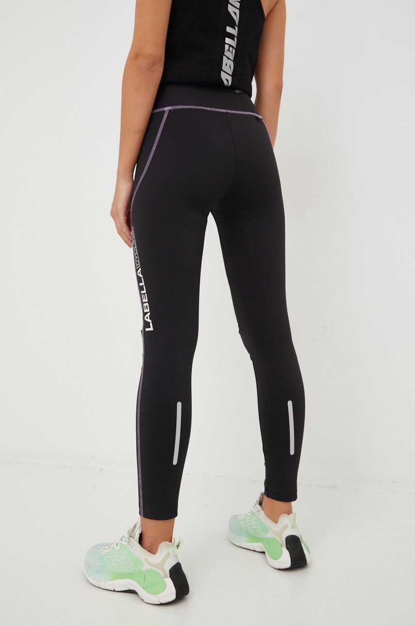 Labellamafia leggins de antrenament Cycling femei culoarea negru cu imprimeu - Pled.ro