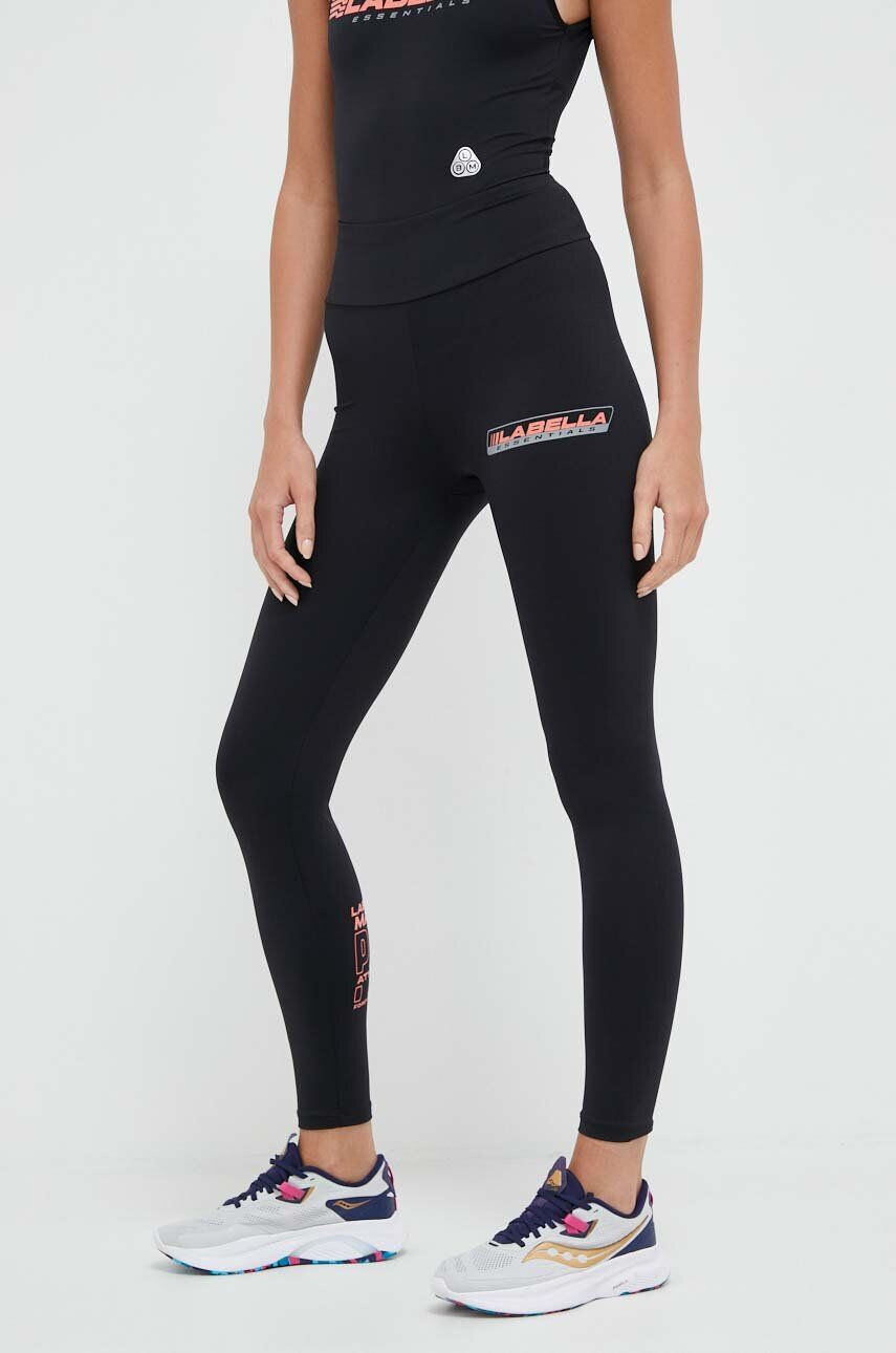 Labellamafia leggins de antrenament Essentials culoarea negru cu imprimeu - Pled.ro